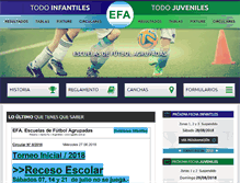 Tablet Screenshot of ligaefa.com.ar